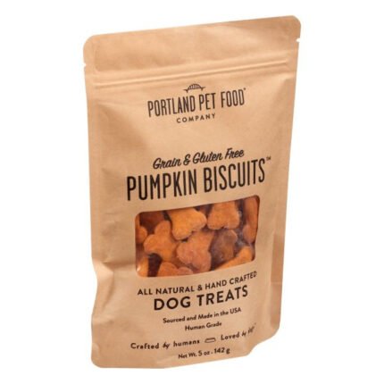 PRTPET PMPKN BSCTS TREAT ( 6 X 5 OZ   )